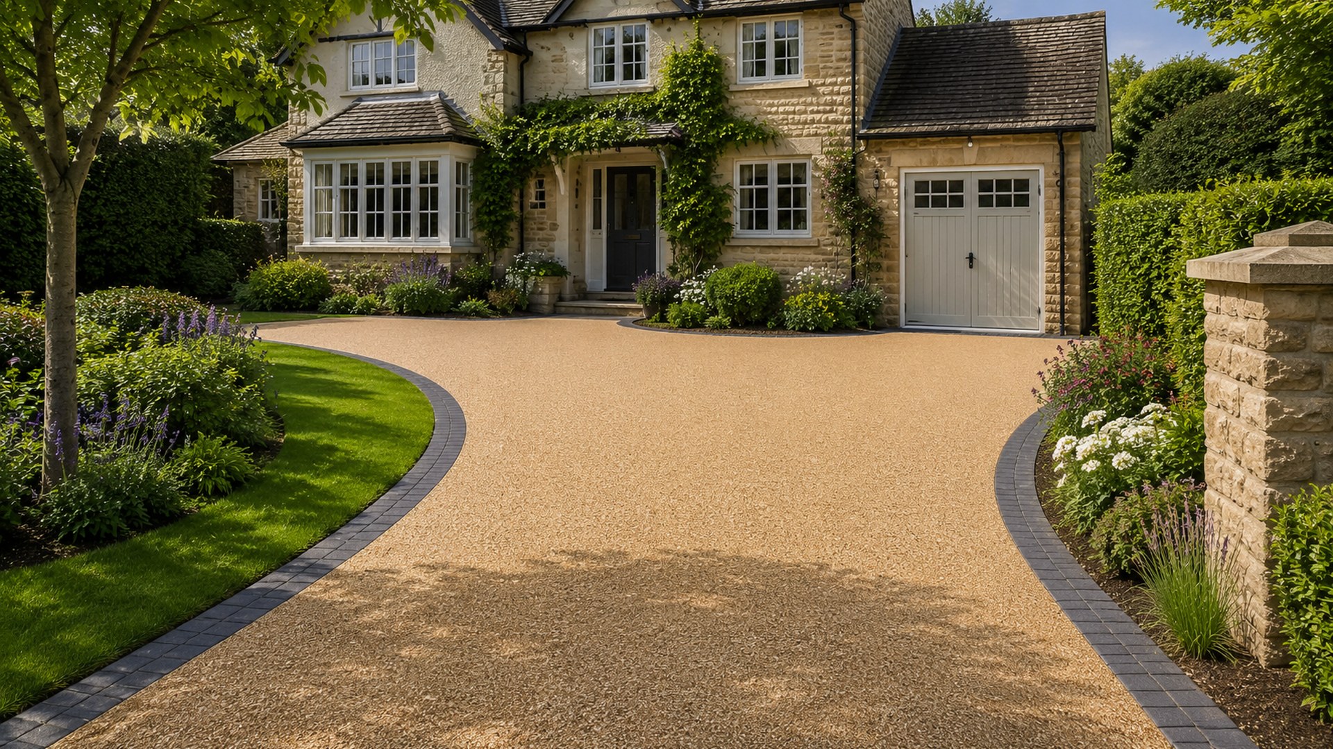 Resin-bound driveway by Cornerstone